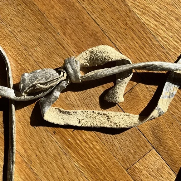 Mara Scalise Metallic Leather Fringe bag - Picture 12 of 14